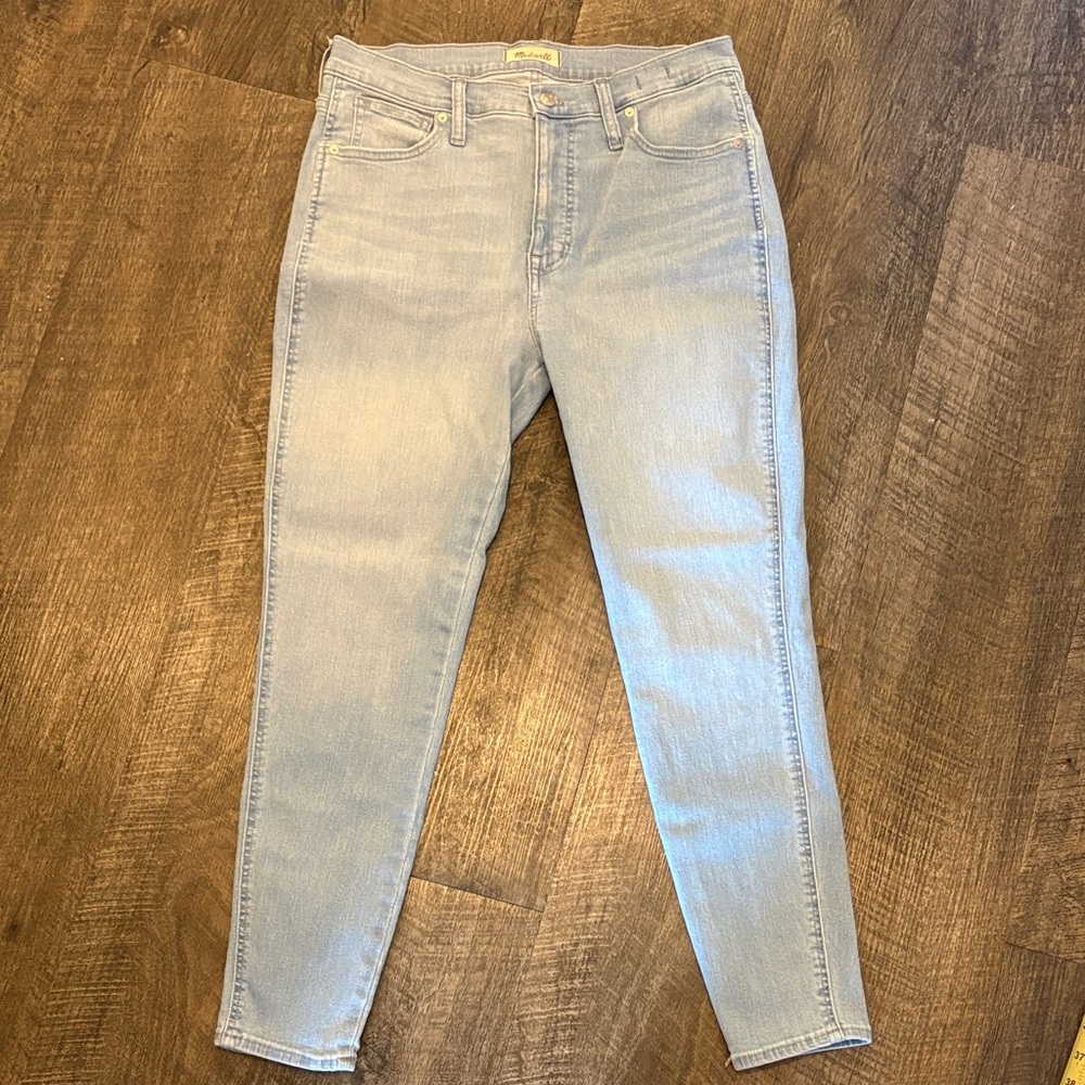 Madewell Soft Blue Skinny Jeans